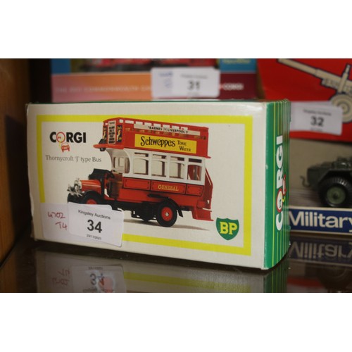 162 - Boxed Thorneycroft J Type Bus- MIB