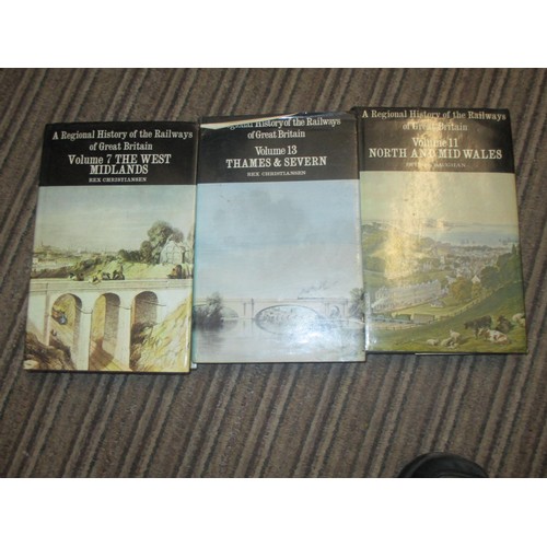 181 - Three Hardback Volumes: A Regional History of the Railways of Great Britain:
Vol 7- The West Midland... 