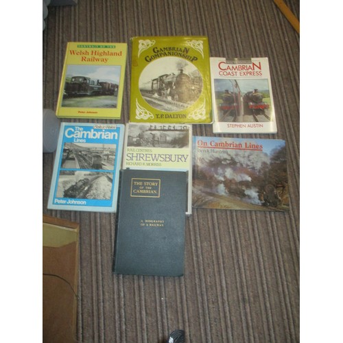 182 - Seven Cambrian Railway Themed Books
i. 