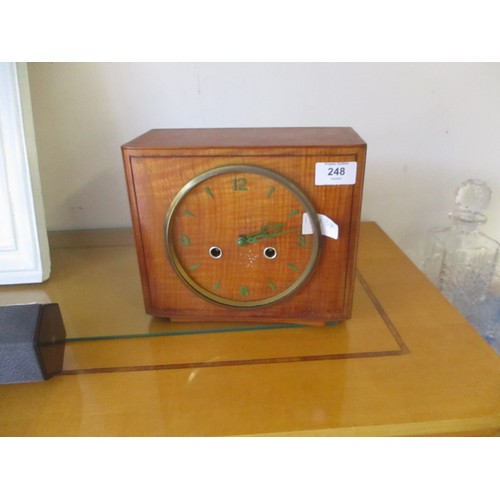 20 - Art Deco Chiming Mantel Clock by Enfield (Missing its Glass Front) - 9.5