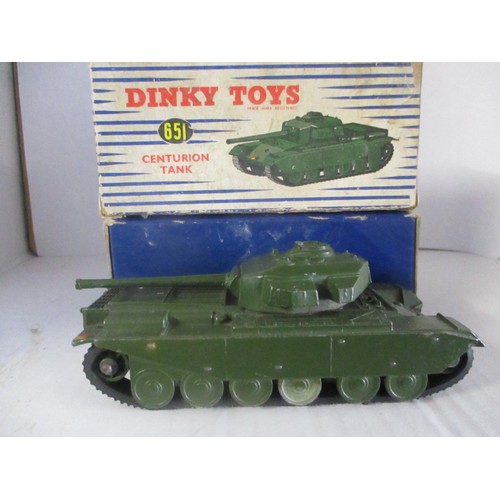 117 - Dinky Centurion Tank (Good Condition in Original Box) Ref DST651