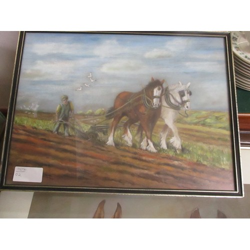 11 - Framed and Mounted Horse Print 