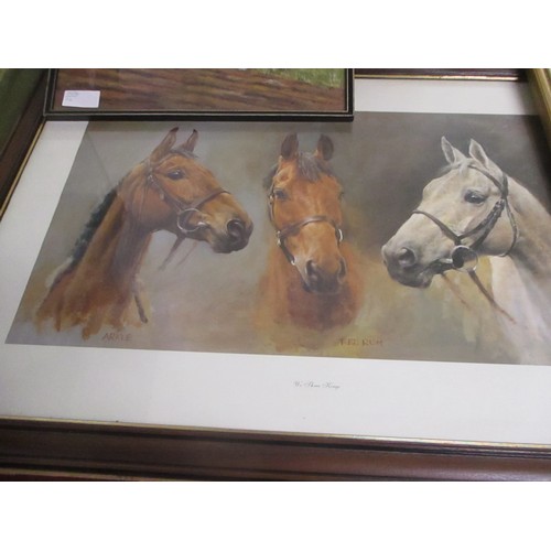 11 - Framed and Mounted Horse Print 