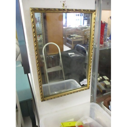 71 - Gilt-Framed Mirror. Approximately 14