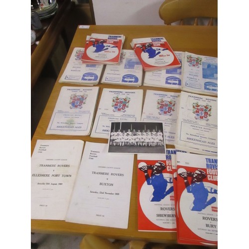 168 - Collection of 40 Tranmere Rovers FC Programmes, -1968-1969 (Three aurographed)