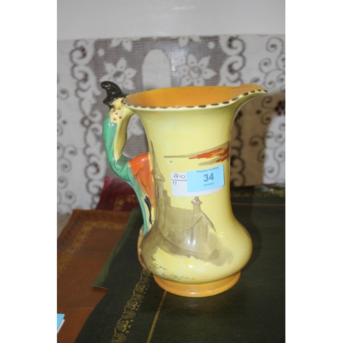 34 - Burleigh Ware Pied Piper Jug No. 4985.3 (8