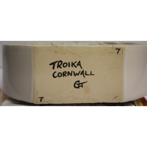 56 - Troika Wheel Vase (Cornwall)  - 7.5