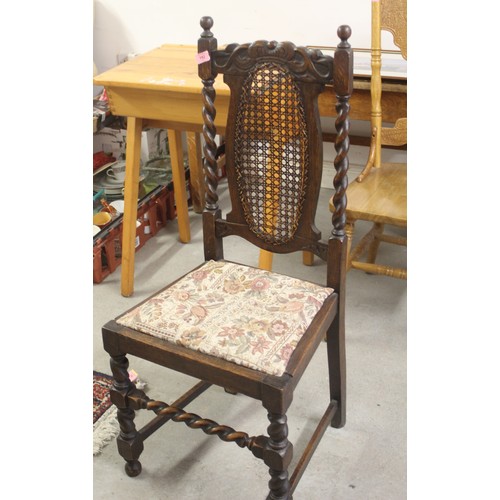 192 - Single Bergere backed Dining Chair