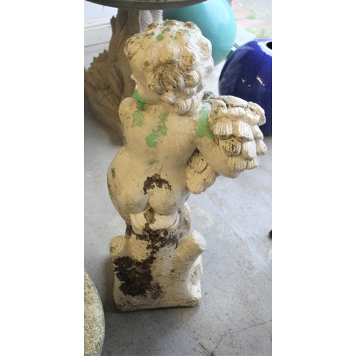 20 - Cast Concrete Figure of a Cherub approx. 30