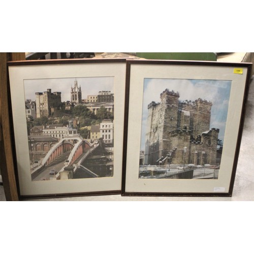 109 - Two Framed and Mounted Photographic Prints of the Castle at Newcastle - 21