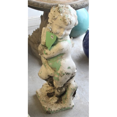 16 - Cast Concrete Figure of a Cherub approx. 30