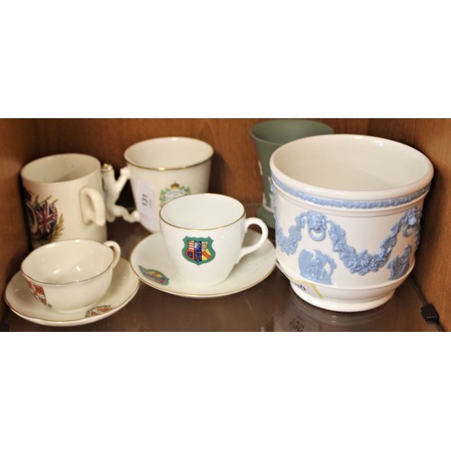 131 - Royal Commemorative-Ware including a Goss-Ware 