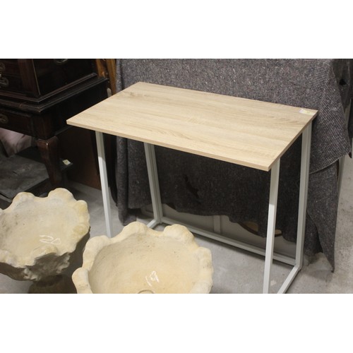 123 - Small Foldaway Table having Metal Frame and Wood Veneered Top in new condition (Ideal for a Potting ... 
