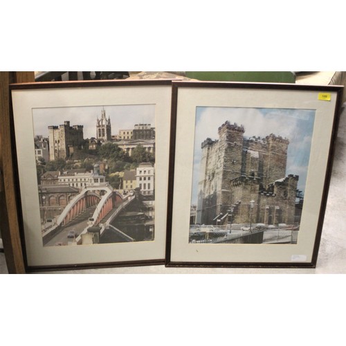 19 - Two Framed and Mounted Photographic Prints of the Castle at Newcastle - 21