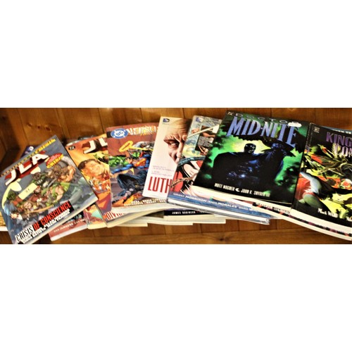 34 - 20 DC Comics Trade Paperbacks and Graphic Novels including JLA, Flash, etc