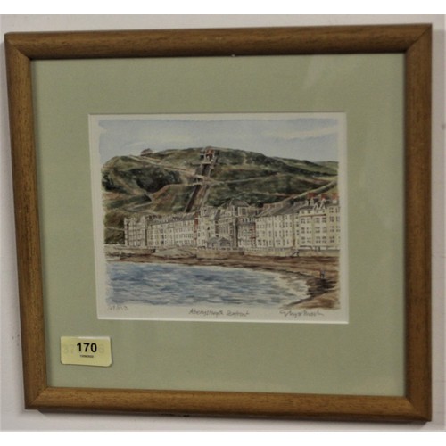 136 - Three Limited Edition Prints of Bala, Aberystwyth and Mumbles Head