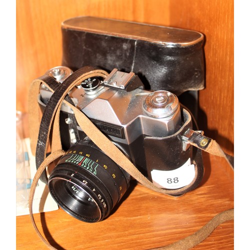 88 - Zenit-E 35m SLR Camera in Hard Case