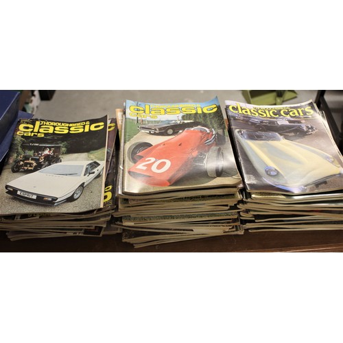 42 - Large Quantity of Classic Car Magazines from 1973 to 1982 with Storage Files