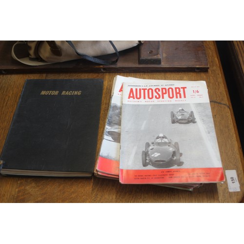 149 - Mixed Lot of Motor Racing Magazines - Loose and Bound Volumes including Auto Course 1951/52 and 1953... 