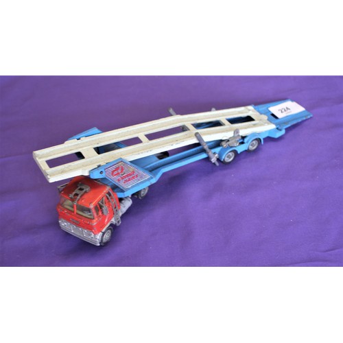 224 - Corgi Major Toys Bedford Car Transporter (p.w)