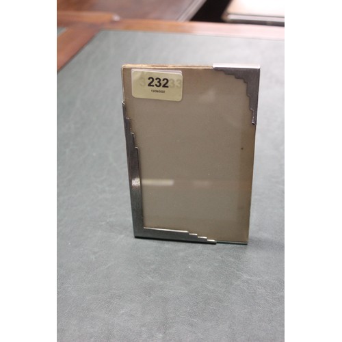 28 - An Art Deco Chrome Plate Picture Frame