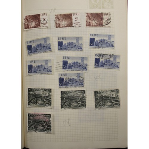 153 - One Consol Spring-Back Album Irish Stamps 1937-1971 (incomplete)