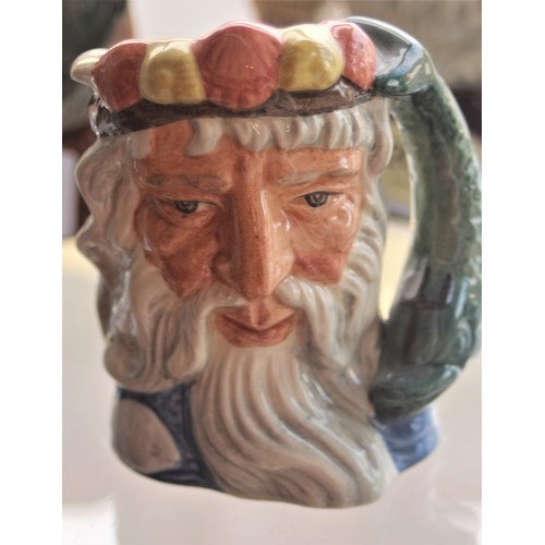 261 - Royal Doulton Porcelain Toby- Neptune - D6552 - 4