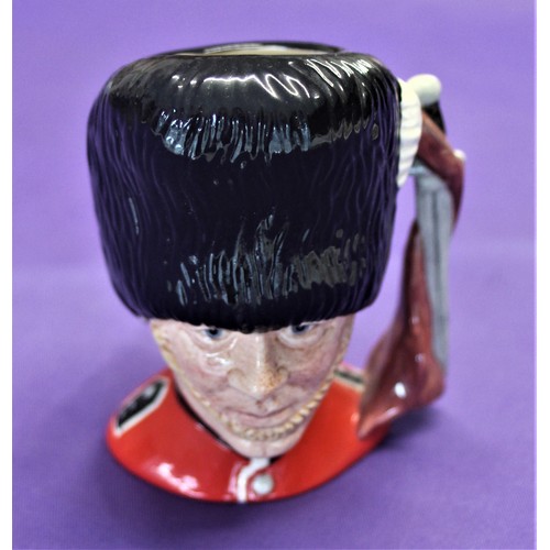 253 - Royal Doulton Porcelain Medium Toby Jug - The Guardsman - D6771 - 4.25