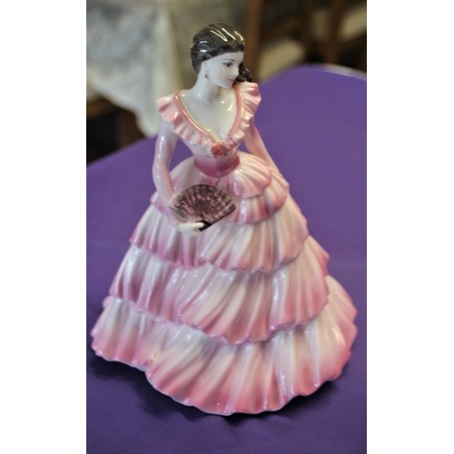 207 - Coalport Porcelain Figurine 