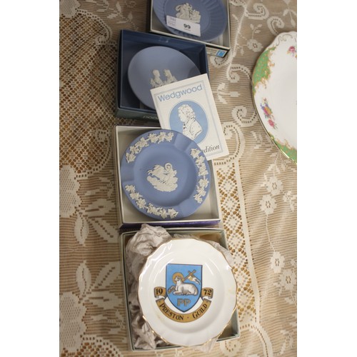 12 - Two Boxed Wedgwood Plates and One Saucer Plus a Boxed Wedgwood 