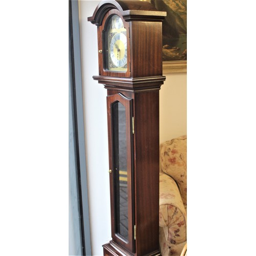 141 - Westminster Chiming Grandmother Clock (complete with Weights)