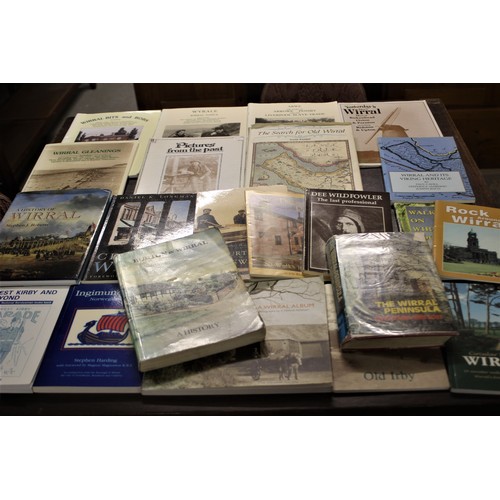 87 - A Large Selection of Local History Books on Wirral and Cheshire