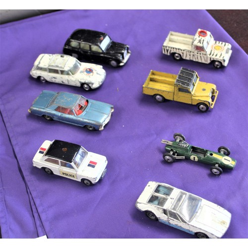 75 - Eight Die Cast 1960s Corgi Toys (Playworn)