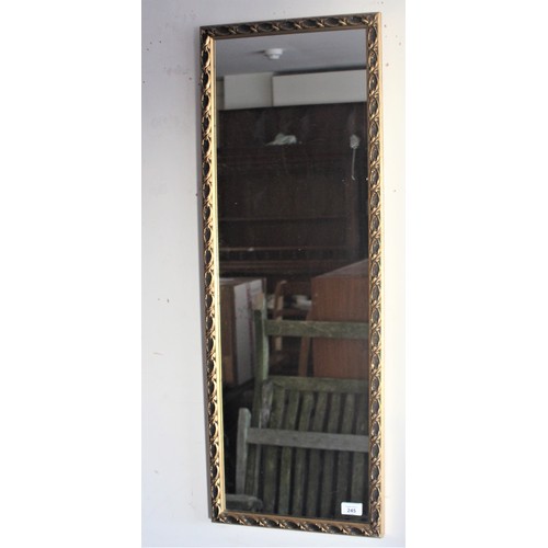 151 - Ornate Gilt Framed Hall Mirror