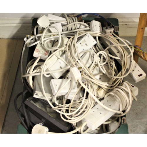 86 - Large Quantity of Electrical Extension Leads, etc