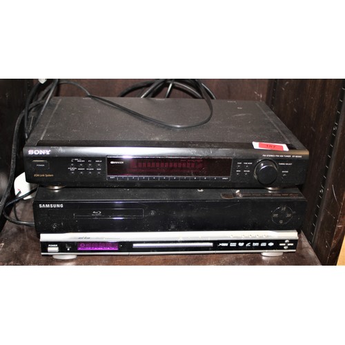 187 - Media Equipment:  Sony Tuner ST-SE500, Elta MPEG4/DVD/CD/MP3 Player and a Samsung DVD/Video Model BD... 