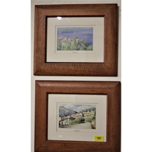 78 - Pair of Framed and Mounted Prints of Mallorca