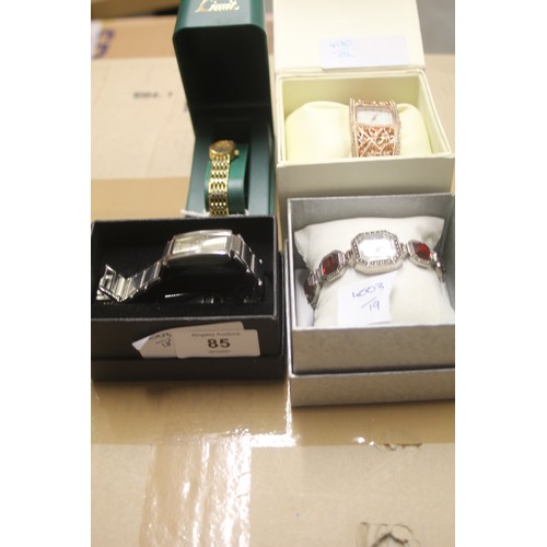 210 - a Boxed Daniel Hechter Ladies' Silver Coloured Watch,