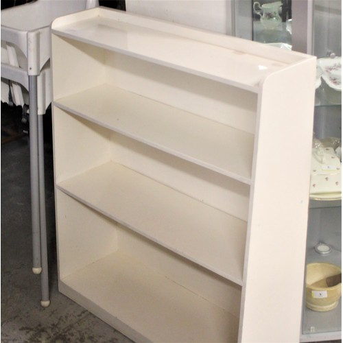 208 - Bookshelves - Overpainted in White