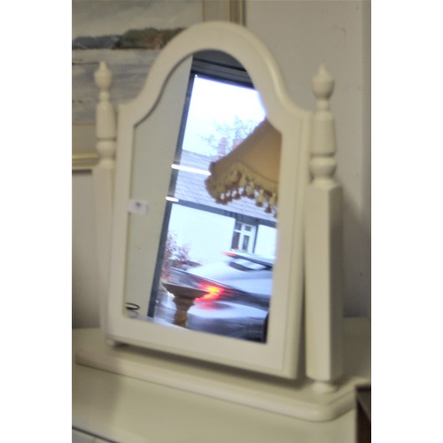 58 - Toilet Mirror - 2 Ft High - in White