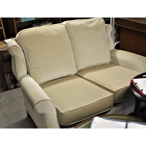 177 - A Peter Guild Two-Seater Sofa in a Cream Velour Fabric