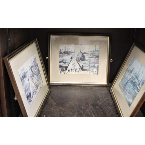 173 - Six Framed Lowry Prints