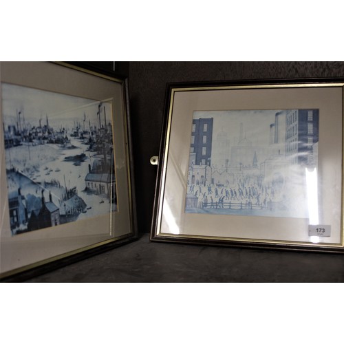 173 - Six Framed Lowry Prints