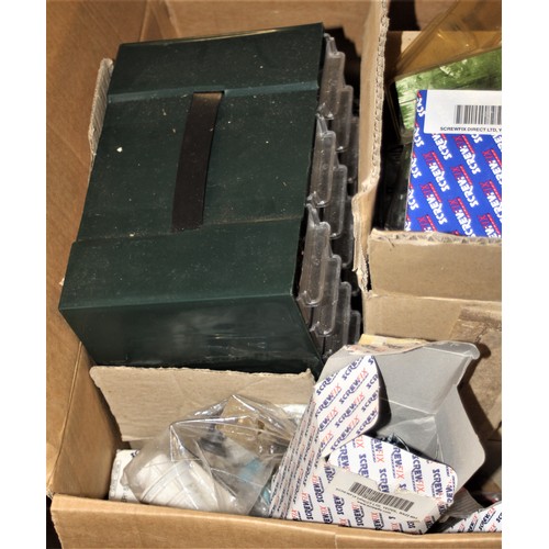 227 - Box containing a Large Selection of Screws in Various Sizes - Boxed and Loose. Included Boxed Screwf... 