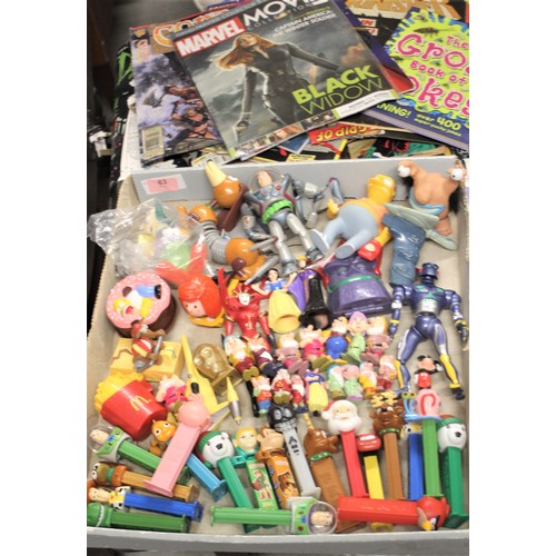 63 - Large Selection of Disney and The Simpsons Themed Toys/Figures including Toy Story and Snow White an... 