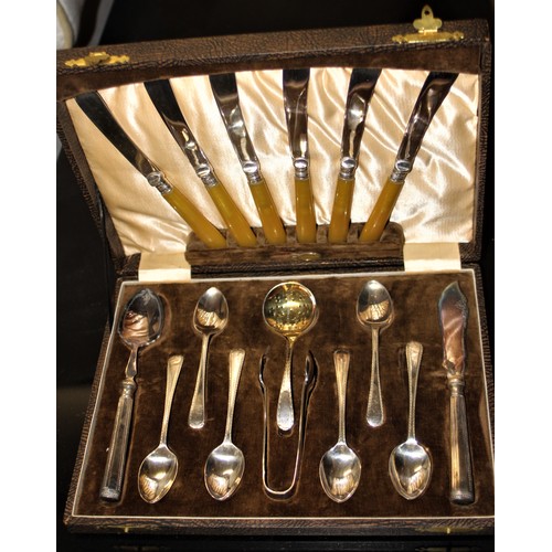 250 - Composite Cased EPNS Cutlery Tea Set