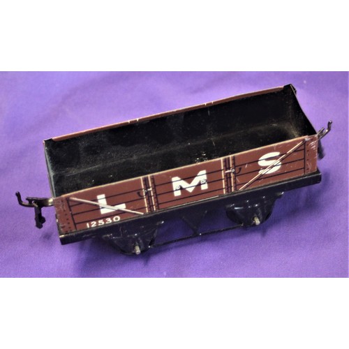 75 - Hornby O Gauge LMS Five Plank Wagon  (vgc)