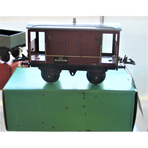 78 - Boxed Hornby O Gauge Boxed Hornby O Gauge Number 50 Goods Van