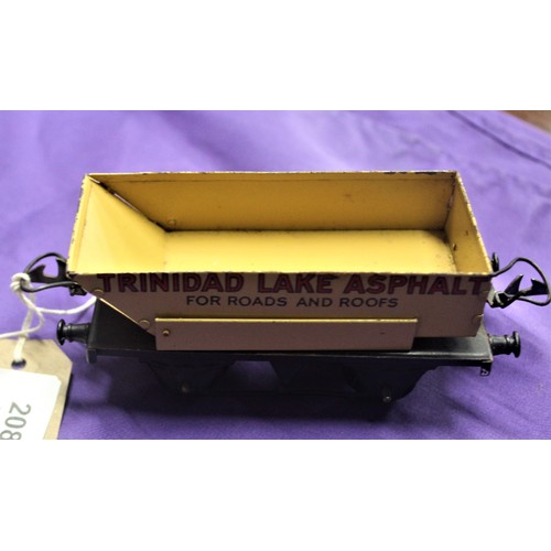 85 - Hornby O Gauge Trinidad Lake Asphalt Tipper Wagon