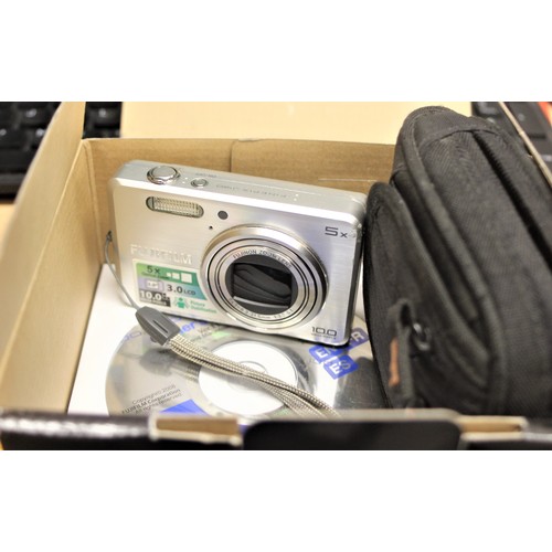 106 - Boxed Fujifilm Finepix J120 Camera including Case and CD (No battery)